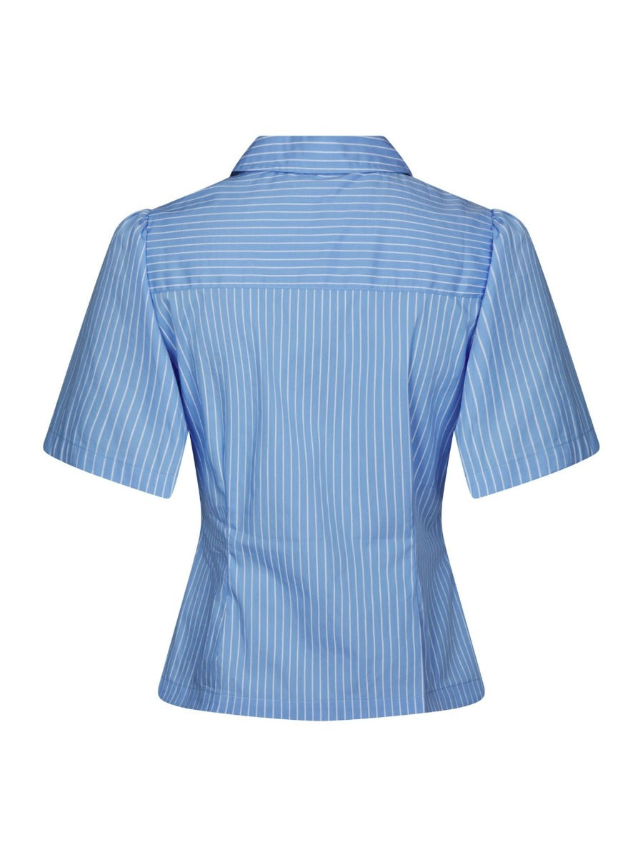 Balara Stripe Poplin Shirt Light Blue