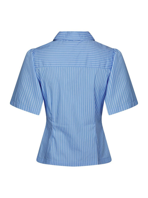 Balara Stripe Poplin Shirt Light Blue