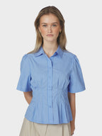 Balara Stripe Poplin Shirt Light Blue