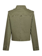 Neo Noir Sivena Denim Jacket Army