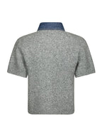 Neo Noir Amoria Knit Cardigan Grey Melange