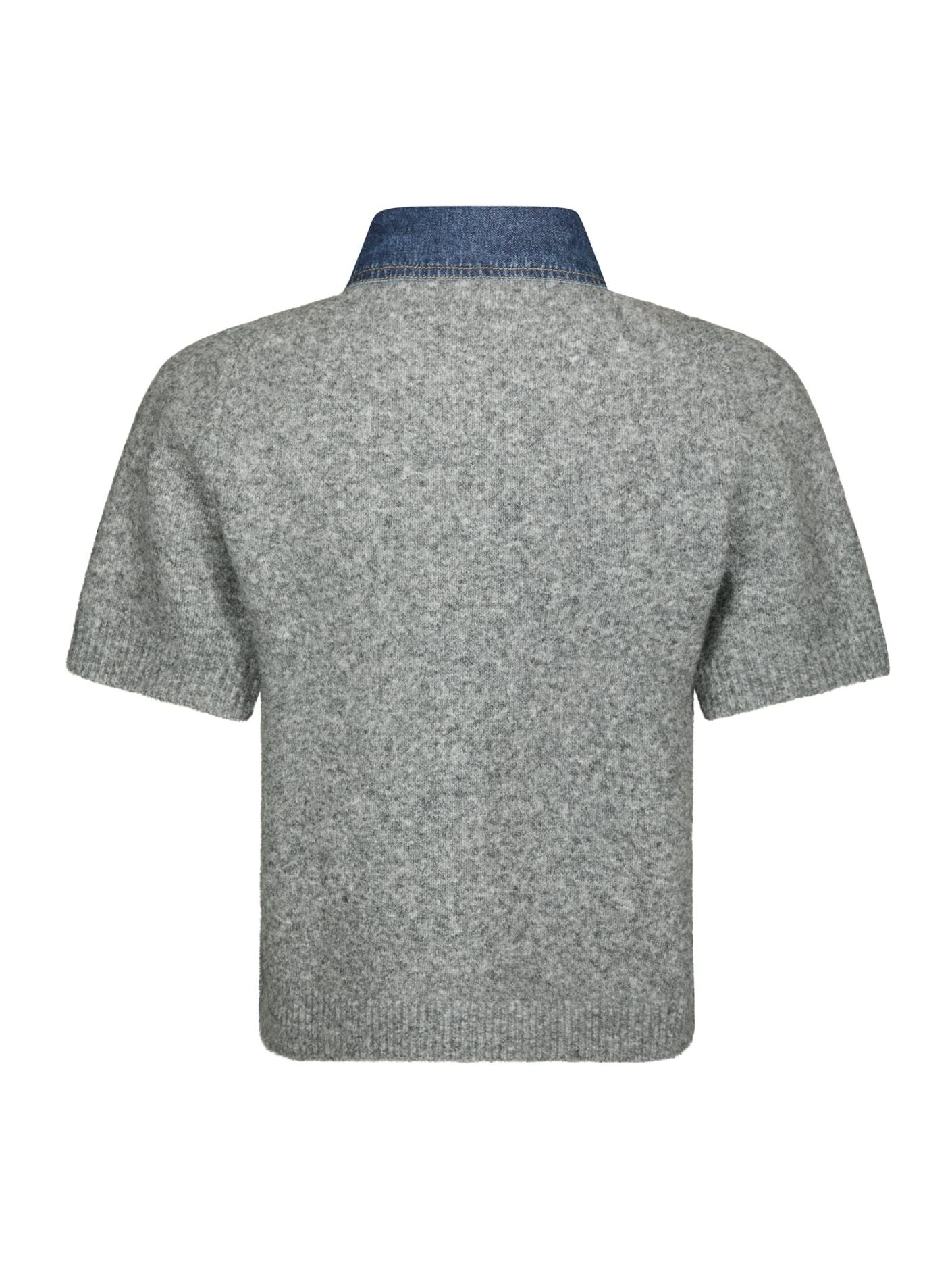 Neo Noir Amoria Knit Cardigan Grey Melange
