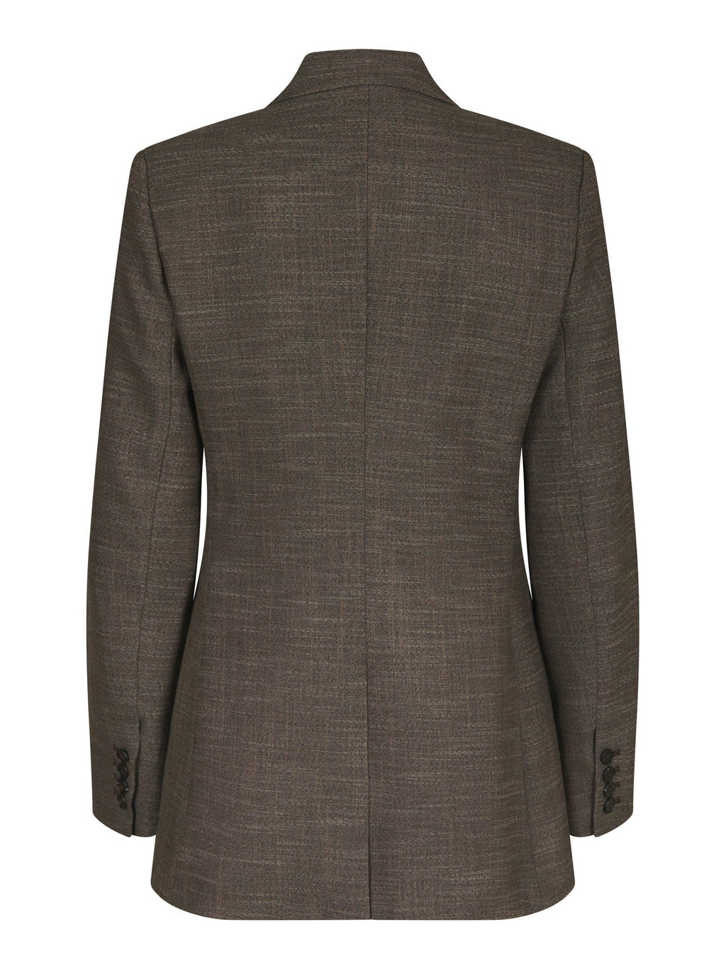 Neo Noir Perine Structure Twill Blazer Dark Taupe