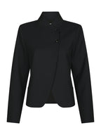 Neo Noir Tiria Slim Pinstripe Blazer Dark Navy