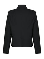 Neo Noir Tiria Slim Pinstripe Blazer Dark Navy
