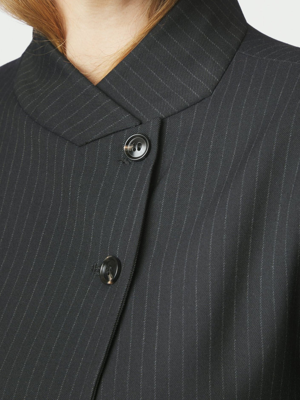 Neo Noir Tiria Slim Pinstripe Blazer Dark Navy