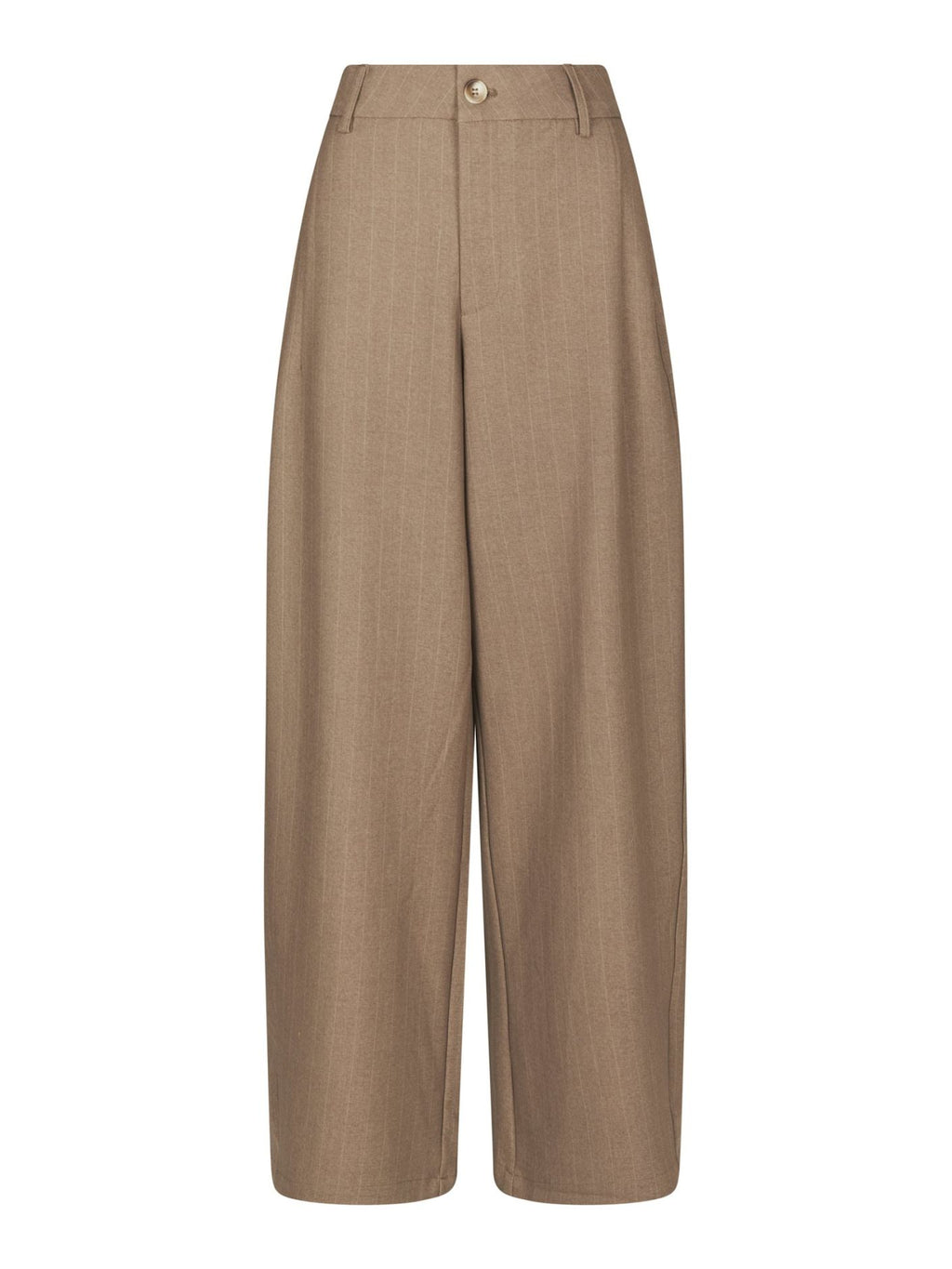 Neo Noir Essiall Pinstripe Pants Taupe