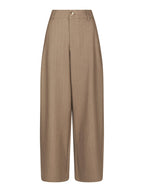 Neo Noir Essiall Pinstripe Pants Taupe
