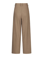 Neo Noir Essiall Pinstripe Pants Taupe