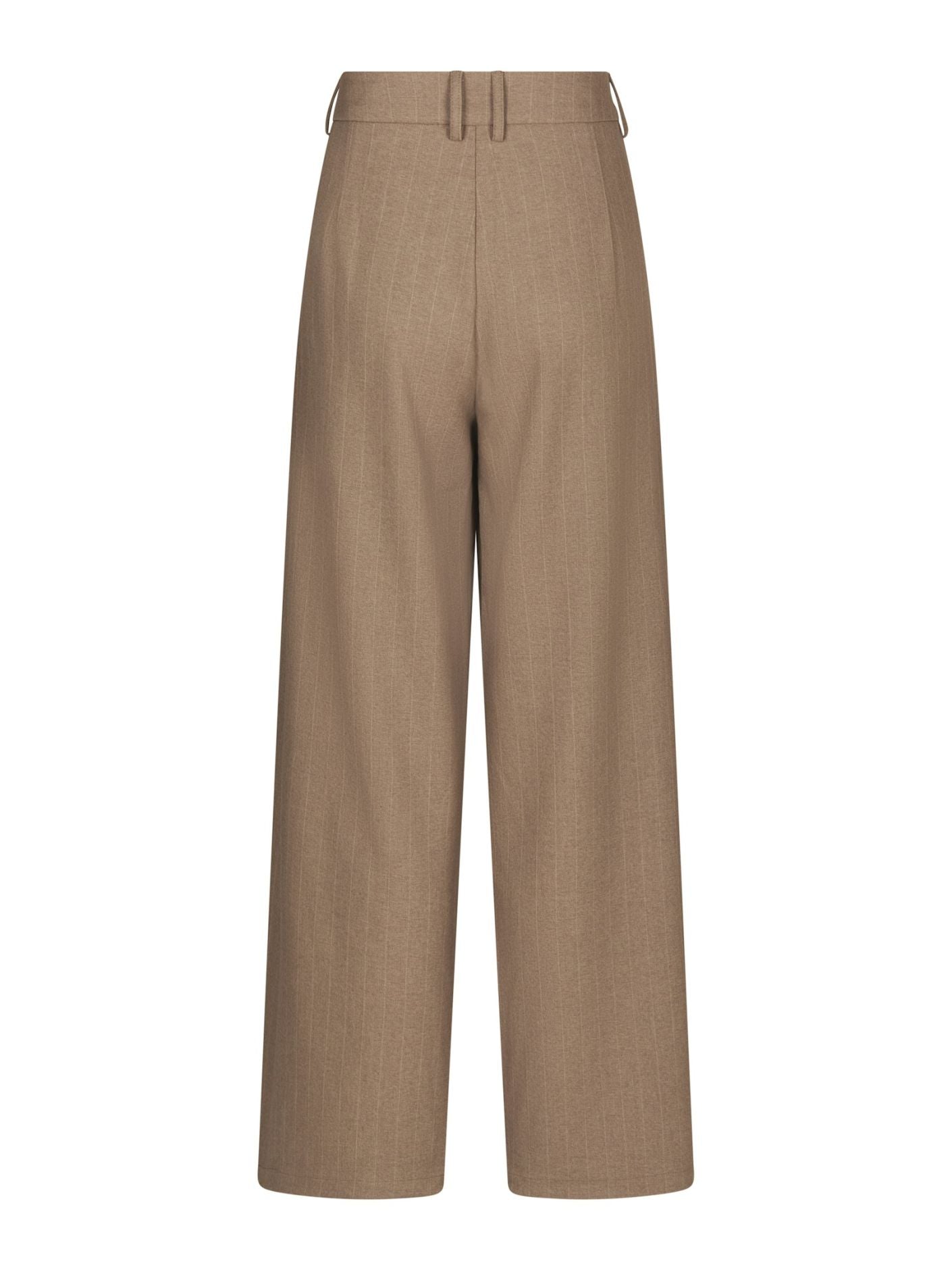 Neo Noir Essiall Pinstripe Pants Taupe