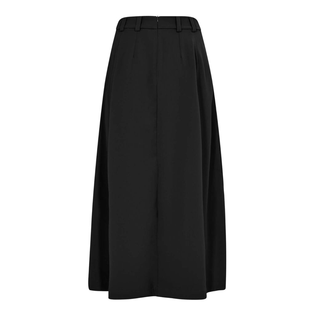 Anya Pleat Skirt Black