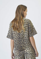 Leo Denim Blouse Khaki
