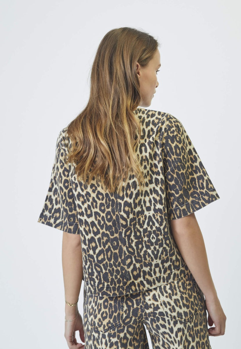Leo Denim Blouse Khaki