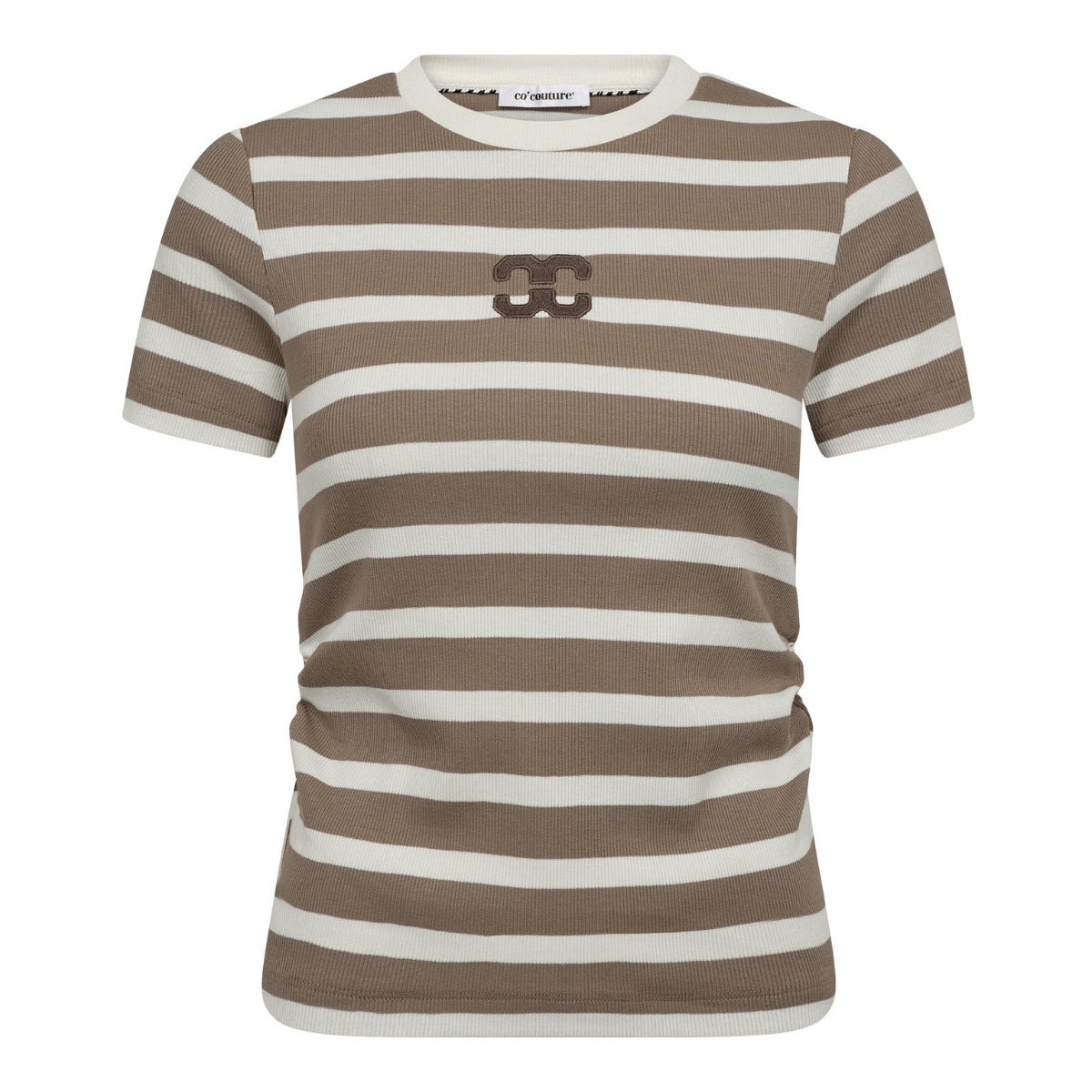Granny Cathering Stripe Tee Walnut
