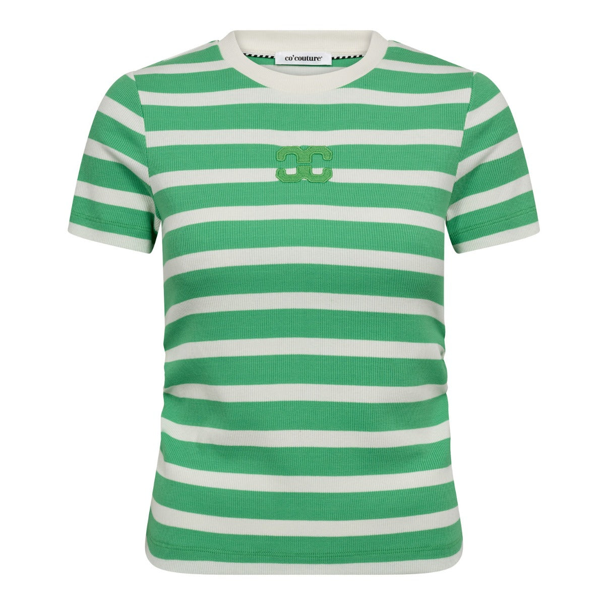 Granny Cathering Stripe Tee Green