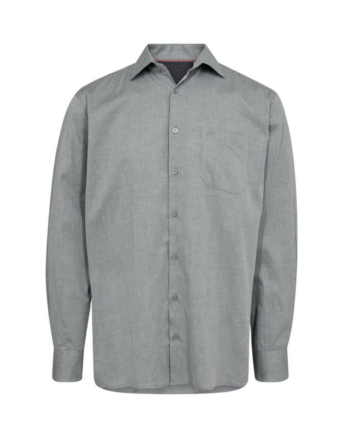 Mens shirt regular fit Light Olive