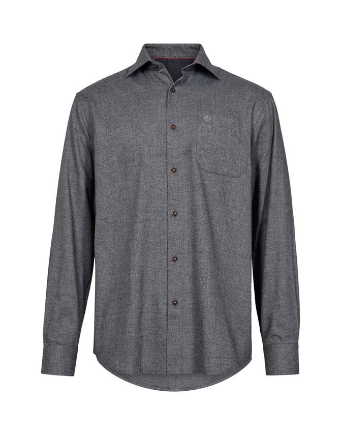 Thomas Regency THR SHIRT L/S REG. FIT Skjorte Black