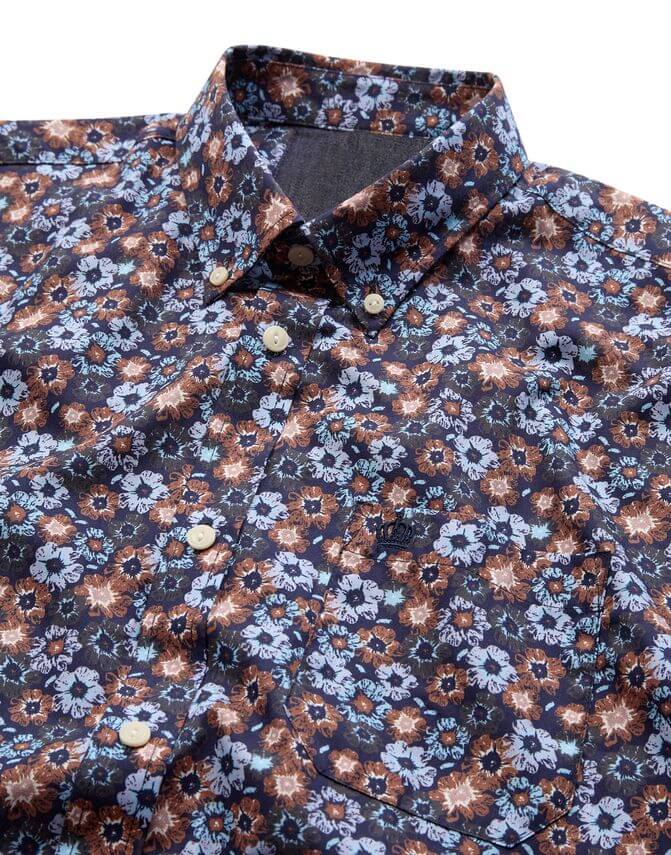 Reg. Fit S/S Shirt Navy
