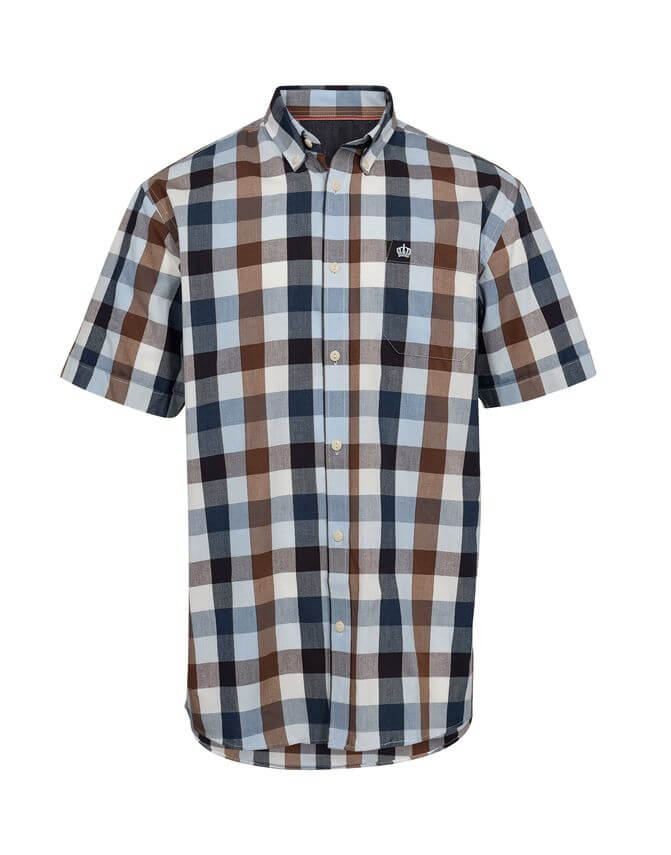 Reg. Fit S/S Shirt Choco