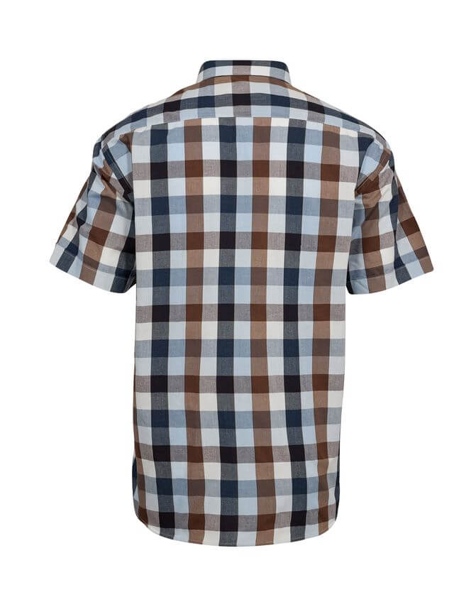 Reg. Fit S/S Shirt Choco