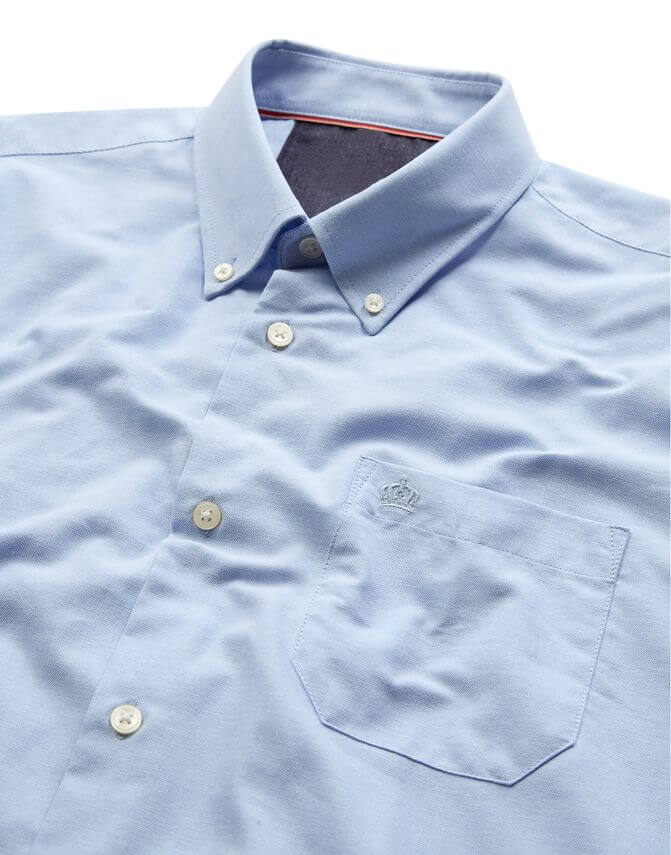 Reg. Fit S/S Shirt Light Blue