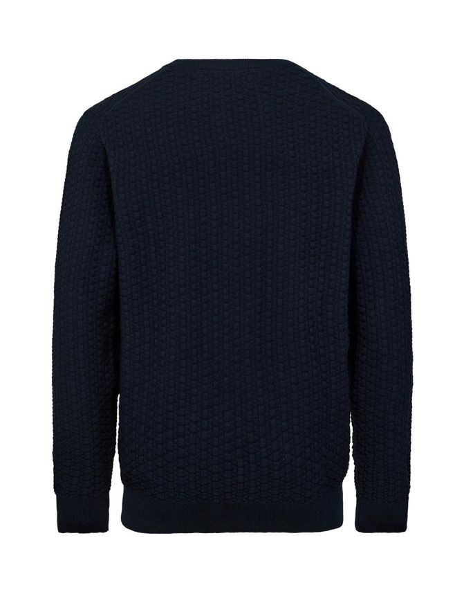 O-neck knit regular fit Navy