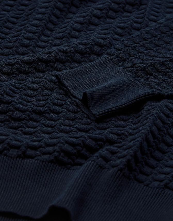 O-neck knit regular fit Navy