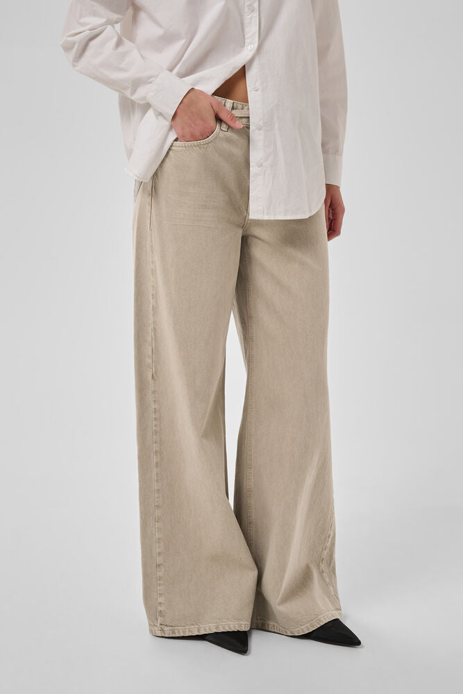 My Essentiel Wardrobe Karo 175 Wide Jeans Silver Sage