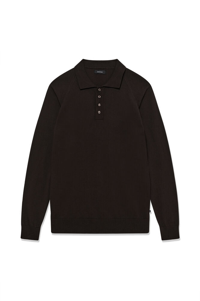 Matinique MAkerone N Langærmet Polo Brown