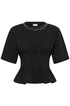 Gestuz Inez Deco T-shirt Black