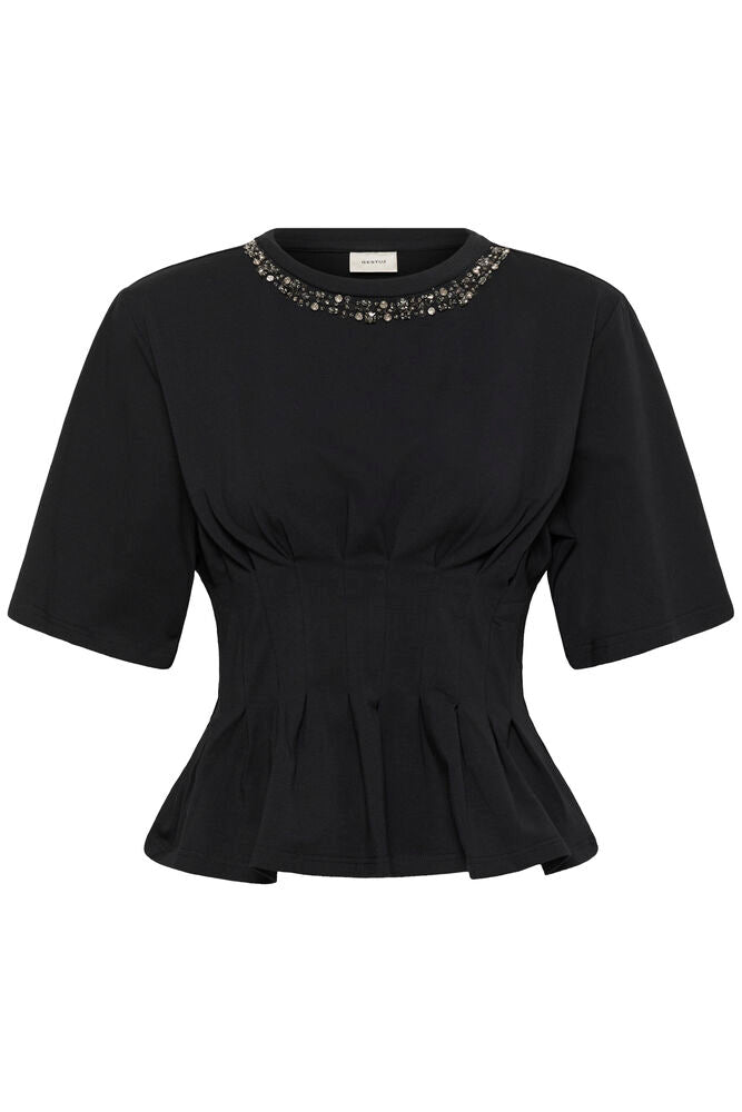 Gestuz Inez Deco T-shirt Black