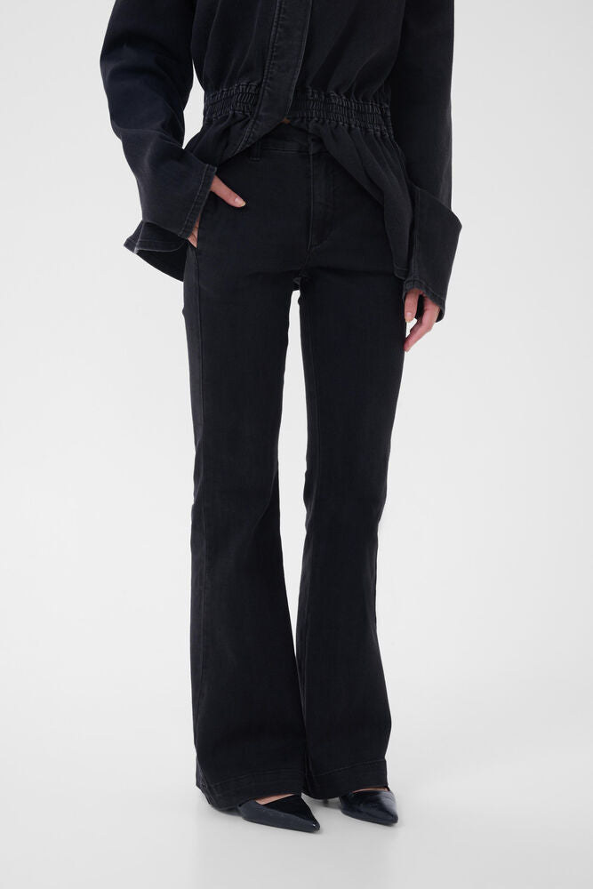 My Essential Wardrobe Ayo 170 Bootcut Jeans Black