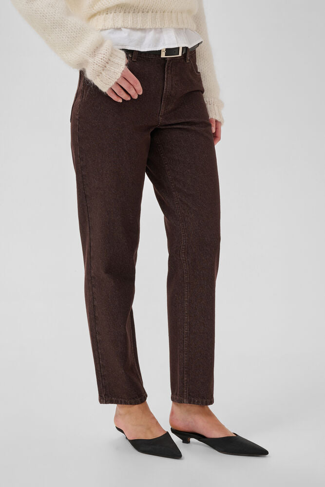 My Essentiel Wardrobe Mommy 188 Tapered Jeans Dark Brown