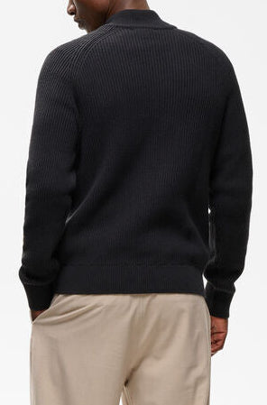 Matinique MAhellson Z Half Zip Strik Black