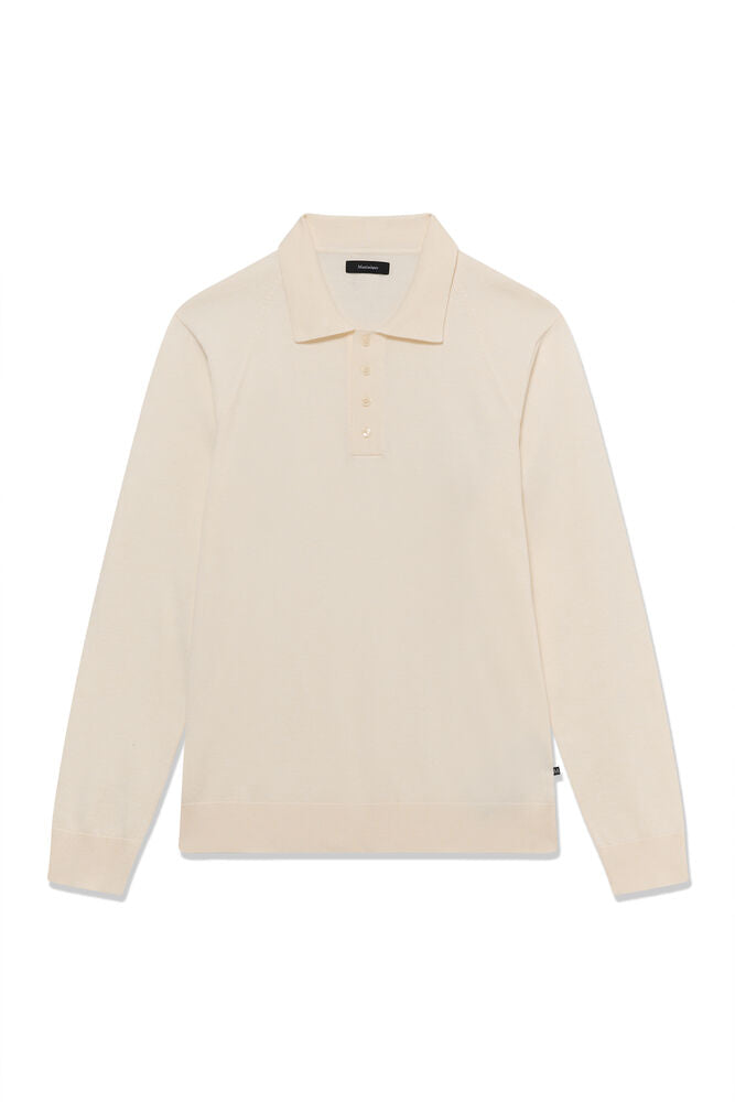 Matinique MAkerone N Langærmet Polo Beige