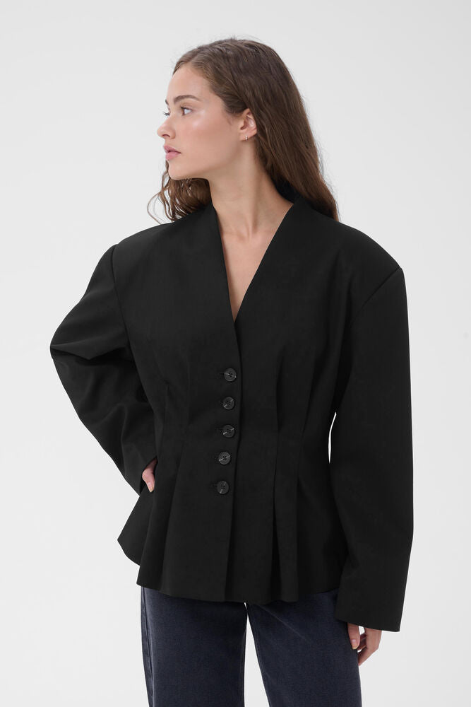 My Essentiel Wardrobe Evelina Shaped Blazer Black