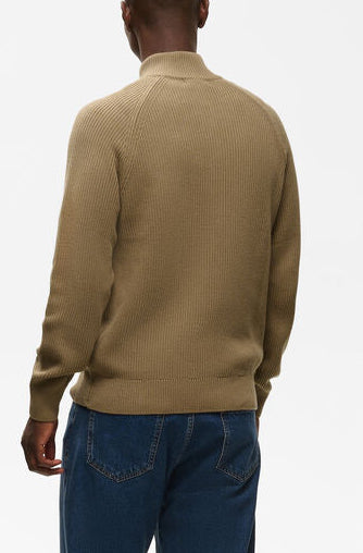 Matinique MAhellson Z Half Zip Strik Brown