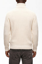 Matinique MAhellson Z Half Zip Strik Off White