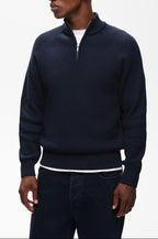 Matinique MAhellson Z Half Zip Strik Navy