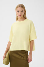 Gilsa Sweat T-shirt Wax Yellow