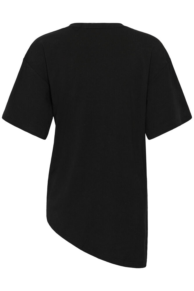 My Essentiel Wardrobe Nupti Drape Tee Black