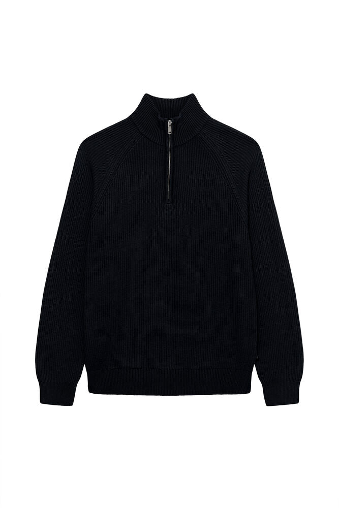 Matinique MAhellson Z Half Zip Strik Black