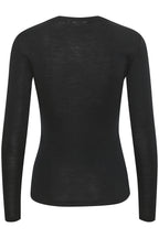 Gestuz Ninia LS Wool Roundneck Black