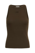 Gestuz Drew Logo Tank 2.0 Top Slate Black
