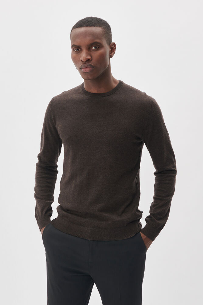 Matinique Margrate Pullover Dark Brown