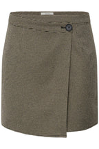 Gestuz Casia HW Skirt Black And White Houndstooth