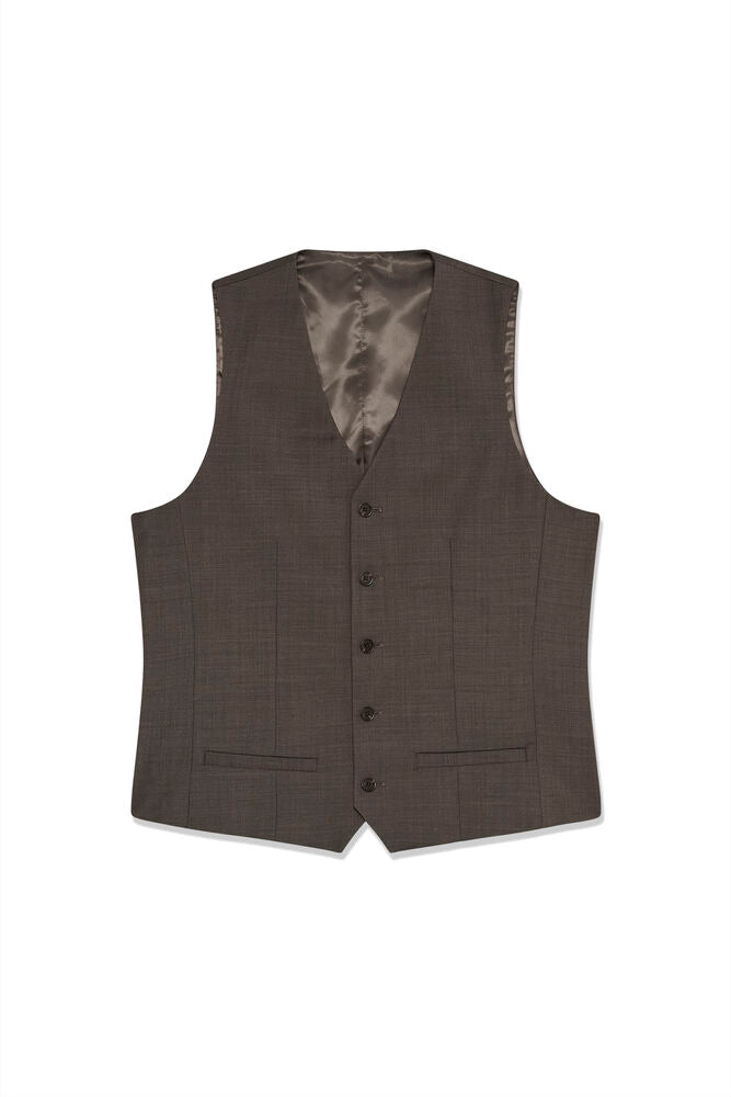 Matnique MAbreck Vest Brown