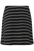 Gestuz Pilova Skirt Black White Striped