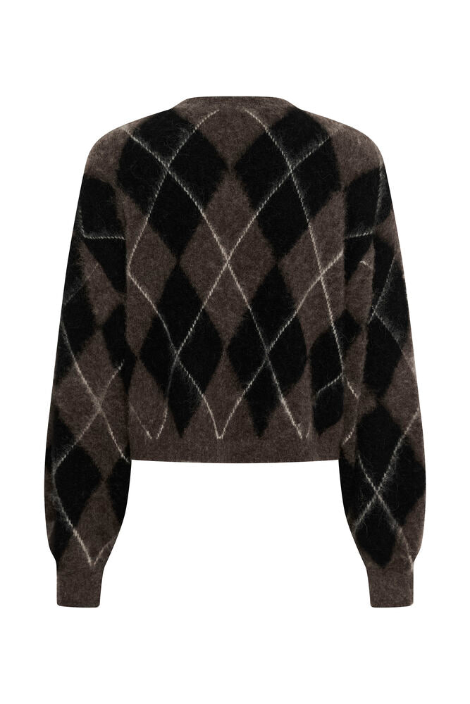 Gestuz Sida Multi Cardigan Black