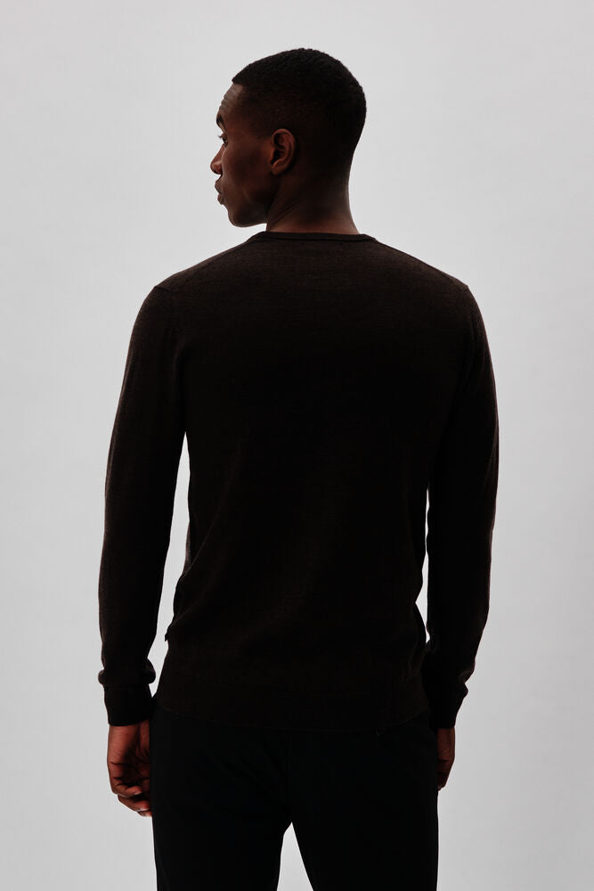 Matinique Margrate Pullover Dark Brown